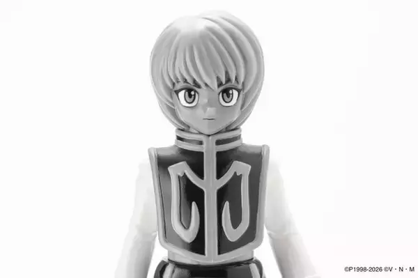 「クラピカがモノクロのソフビで登場!? 「HUNTER×HUNTER」よりソフビシリーズの新作が発売！」の画像