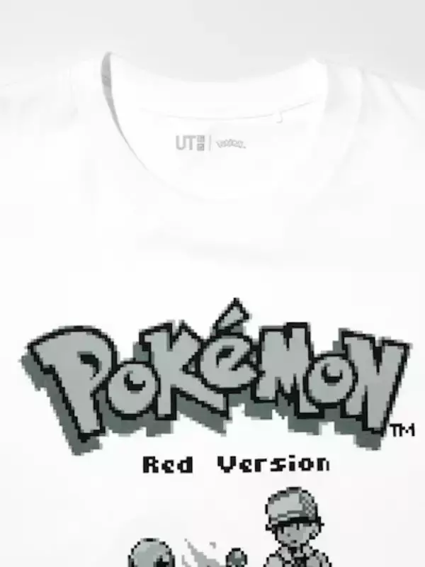 「「ポケモン」ピカチュウ、ミュウツーをゲームドットで表現☆“おや!? ピカチュウの　ようすが…！”文字もデザイン！ユニクロ・UTコレクション第2弾」の画像