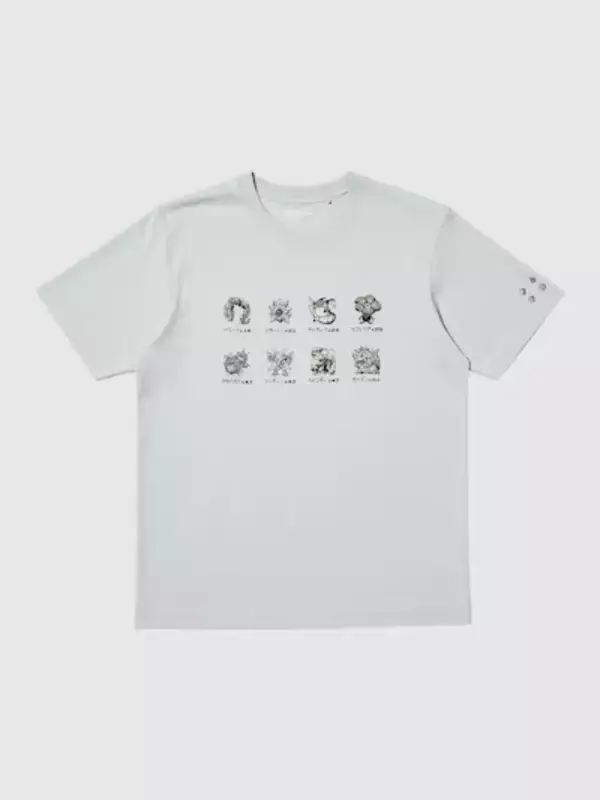 「「ポケモン」ピカチュウ、ミュウツーをゲームドットで表現☆“おや!? ピカチュウの　ようすが…！”文字もデザイン！ユニクロ・UTコレクション第2弾」の画像