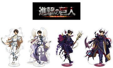 “悔いが残らない方を選べ”「進撃の巨人」エレンとリヴァイが天使＆悪魔に！ イラストレーター・夢ノ内の可愛いミニキャラグッズも新登場