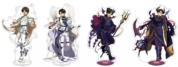 「“悔いが残らない方を選べ”「進撃の巨人」エレンとリヴァイが天使＆悪魔に！ イラストレーター・夢ノ内の可愛いミニキャラグッズも新登場」の画像
