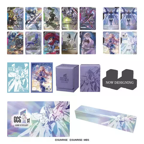 「ラクスの浴衣姿が美しい♪ 「ガンダムカードゲーム 1st Anniversary Set [PB03]」の二次抽選が実施中！ ストフリがデザインされたデッキケースやスリーブも」の画像