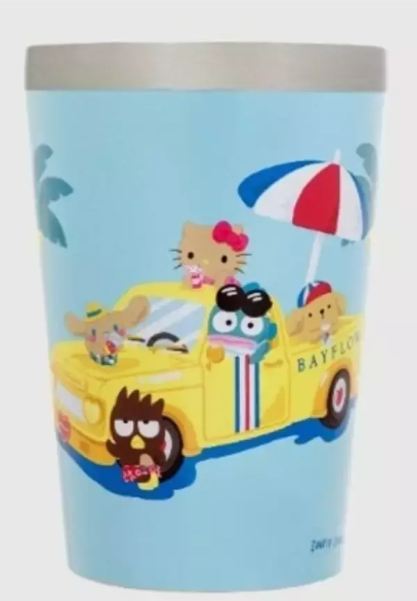 「サンリオ」日焼けしたキティやポムポムプリンが大人かわいい♪「BAYFLOW」コラボタンブラーが登場 「アークナイツ」商品も