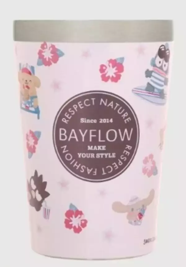 「「サンリオ」日焼けしたキティやポムポムプリンが大人かわいい♪「BAYFLOW」コラボタンブラーが登場 「アークナイツ」商品も」の画像