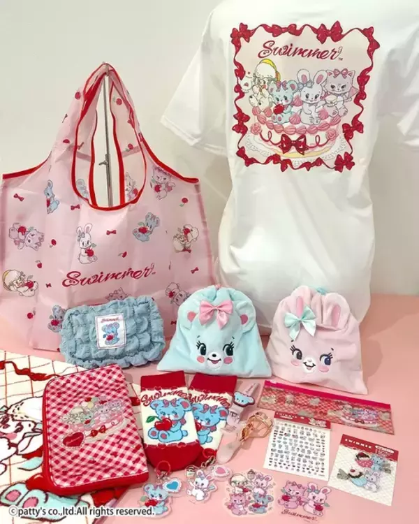 「「SWIMMER」レトロかわいい新アイテムがALL390円！ ラブリー＆ファンシーな世界観がたまらん…♪」の画像