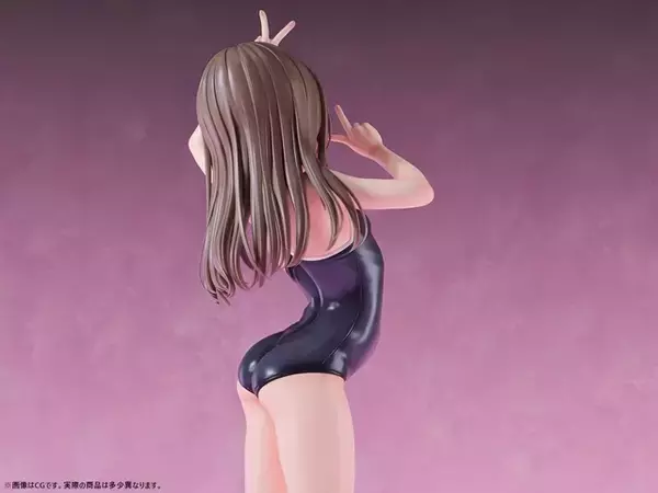 脇チラピース♪ オリジナルフィギュア「スク水部 小花りな」が発売！華奢でありつつも柔らかさを感じさせる造形がたまらない！
