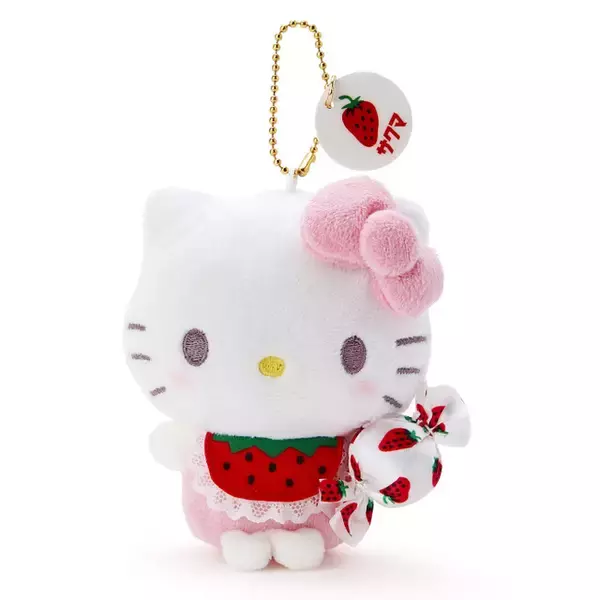 「サンリオがいちごみるくキャンディとコラボ♪ シナモロールやハローキティのいちごづくしな日常アイテム登場」の画像