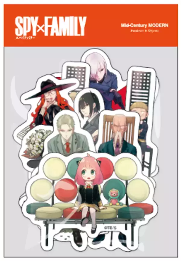 「「SPY×FAMILY」コミック表紙に描かれた「Mid-Century MODERN」とコラボ実現！“アーニャの制服”Side ShellやTシャツ＆バッグも♪」の画像