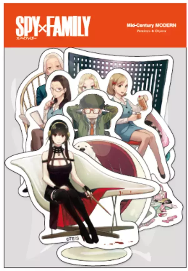 「「SPY×FAMILY」コミック表紙に描かれた「Mid-Century MODERN」とコラボ実現！“アーニャの制服”Side ShellやTシャツ＆バッグも♪」の画像