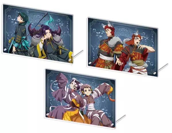 「「薬屋のひとりごと」妖艶に笑う壬氏、大鎌を持つ猫猫♪ ハロウィン仮装の新グッズ、アニメイトでフェア開催」の画像