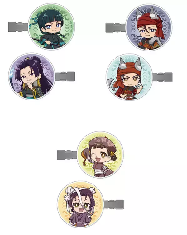 「「薬屋のひとりごと」妖艶に笑う壬氏、大鎌を持つ猫猫♪ ハロウィン仮装の新グッズ、アニメイトでフェア開催」の画像