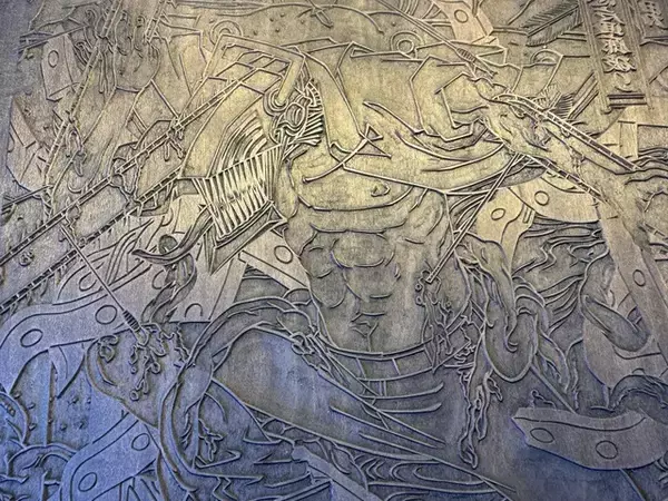 「「チェンソーマン レゼ編」デンジが浮世絵に！台風の悪魔との激闘を描いた奇跡のコラボ」の画像