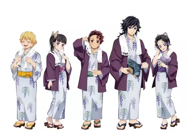 「鬼滅の刃」炭治郎、冨岡義勇、胡蝶しのぶ達の湯上がりビジュも♪ コラボ風呂＆サウナが登場！箱根小涌園ユネッサンとコラボイベント開催
