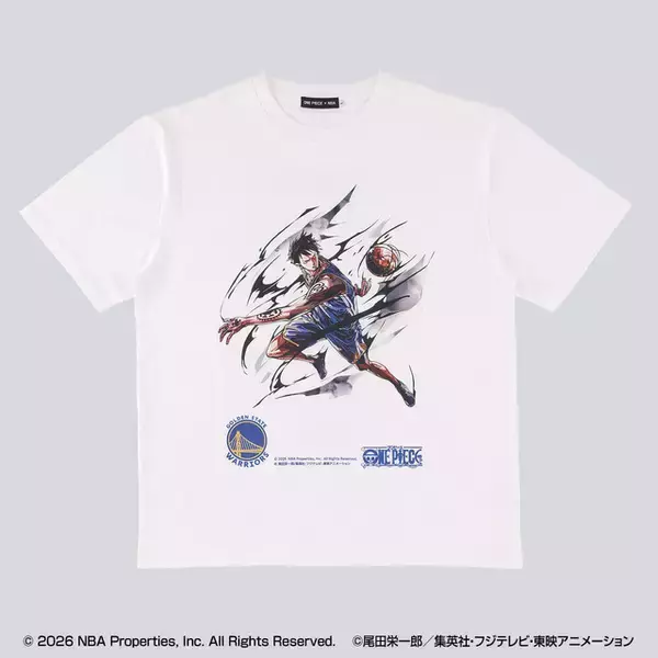 ルフィの反則級のボール捌き…ローのビハインドパスはクールすぎ☆「ワンピース」×NBAコラボのTシャツがどれも欲しい♪