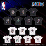 「ルフィの反則級のボール捌き…ローのビハインドパスはクールすぎ☆「ワンピース」×NBAコラボのTシャツがどれも欲しい♪」の画像2