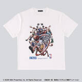 「ルフィの反則級のボール捌き…ローのビハインドパスはクールすぎ☆「ワンピース」×NBAコラボのTシャツがどれも欲しい♪」の画像5