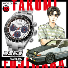 「頭文字D」ハチロク、RX-7、シルエイティを腕時計で表現！疾走感を手元に…「ANGEL CLOVER」コラボウォッチ登場