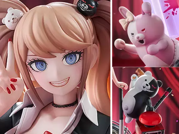 「明日に絶望しろ！「ダンガンロンパ」超高校級のギャル・江ノ島盾子が立体化！歴代おしおきを再現した台座付き」の画像