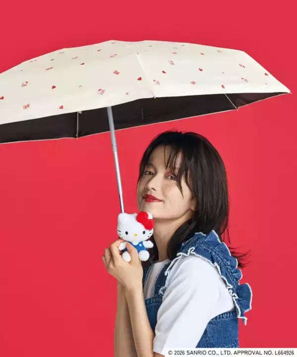 キュートすぎる日傘で気分もアゲ♪ 「サンリオ」キティ、シナモロールらの日傘・扇子が登場！暑い季節の準備に