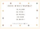 「2025年一番“推せた”男性声優は？【中間結果発表】内山昂輝、中村悠一、神谷浩史…今年もメインキャラを複数演じた人気キャストが上位に！」の画像2