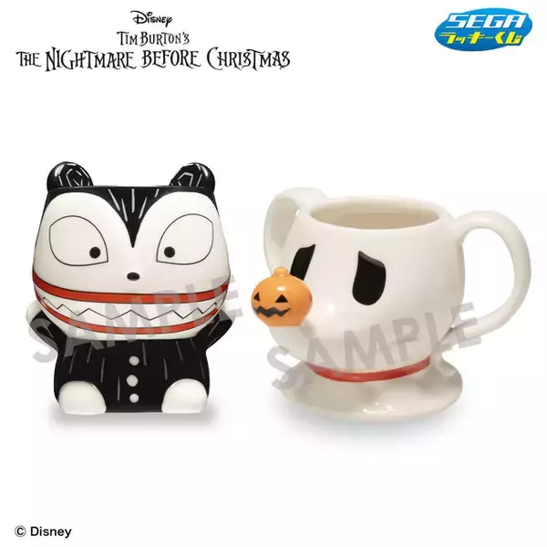「「ナイトメアー・ビフォア・クリスマス」ジャック＆ゼロのフィギュアが季節感たっぷり♪ 棺型トートバッグ、ハロウィンタウンの仲間がグッズに！【セガ ラッキーくじ】」の画像