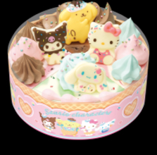 「サンリオ」ポムポムプリン、クロミらがキュートにおめかし♪「サーティワン」アイスケーキ新登場【3月6日より】