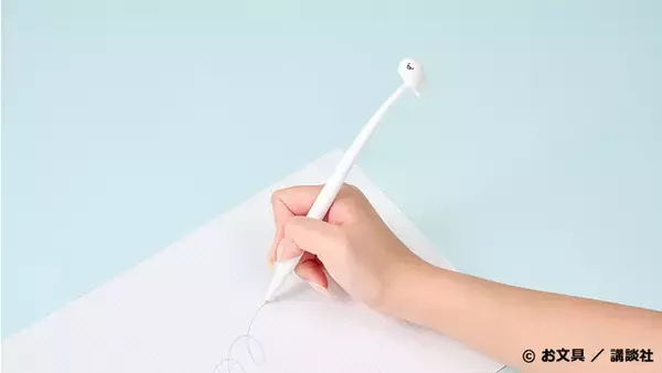 「「お文具といっしょ」お文具さん、プリンさんが“ゆらゆら揺れるボールペン”に!?  ローソン限定グッズ登場」の画像