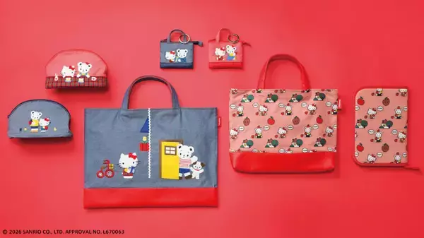 「ハローキティ×familiar初のコラボが実現！ コラボアイテムが多数発売！ 神戸、東京でイベントが開催」の画像