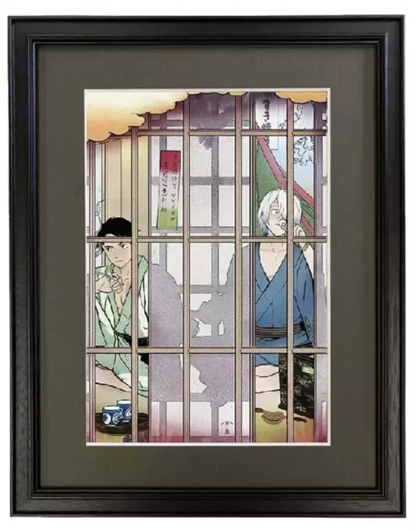 「「ゲ謎」完売した“鬼太郎の父と水木”の浮世絵が再販！こっそり一献交わす…粋な構図に注目」の画像