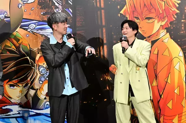 「「鬼滅の刃」花江夏樹、猗窩座役・石田彰の存在の大きさ明かす「引っ張ってもらった」下野紘、上田麗奈、櫻井孝宏、早見沙織ら登壇の「無限城編 第一章」舞台挨拶が開催【レポ】」の画像