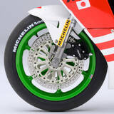 「バイクマンガの金字塔「バリバリ伝説」巨摩郡の「WGP500」挑戦時の愛機・NSR500が立体化！ 「大阪モーターサイクルショー」でも販売・展示」の画像3