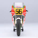 「バイクマンガの金字塔「バリバリ伝説」巨摩郡の「WGP500」挑戦時の愛機・NSR500が立体化！ 「大阪モーターサイクルショー」でも販売・展示」の画像5
