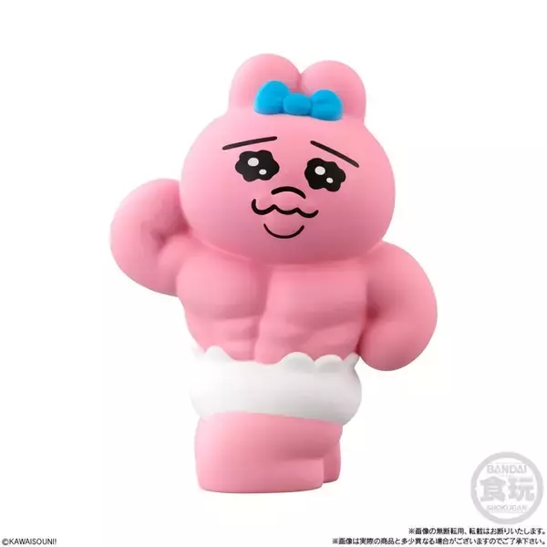 色んなポーズのおぱんちゅうさぎがマスコットになって登場！ 「まっちょ」「ばくすい」ユニークなポーズがラインナップ