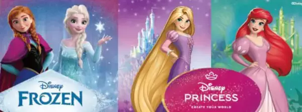 「アナ＆エルサ、アリエル、ラプンツェルをイメージしたキッズ向けスニーカー発売！通園・通学でお姫様気分に♪」の画像