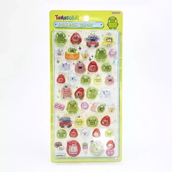 「「たまごっち」まめっちたちがきゅるきゅる可愛い♪話題の「ボンボンドロップシール」をご紹介」の画像