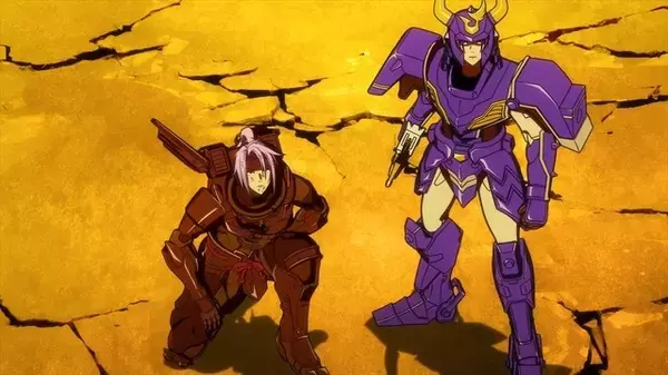 「「悲鳴をあげた」「おま!?」前作キャラ・山野純が驚愕の容姿で登場!? 年長者にしてツンデレの紫音がついに仲間に！視聴者ドン引き“トレーニング”も話題の「鎧真伝サムライトルーパー」【第6話ネタバレあり反応まとめ】」の画像