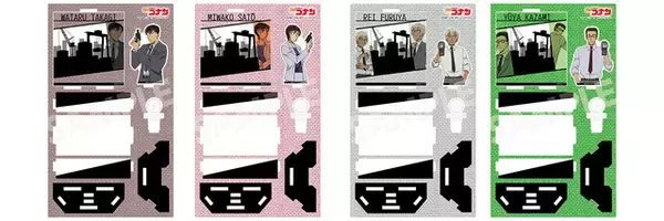 「「名探偵コナン」降谷零、服部平次、黒ずくめの組織など追加♪ショーウィンドウ風アクスタ、ホテルルームキー風ボールチェーンに新作登場☆」の画像