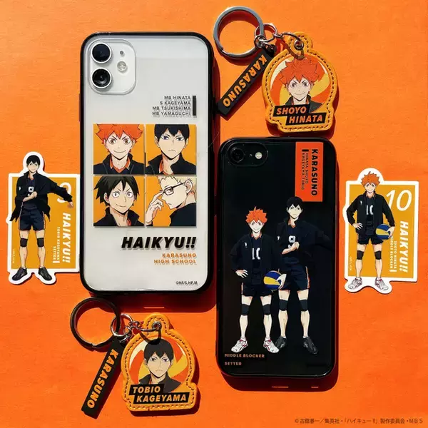 「ハイキュー!!」推し校のカラーを選ぼう！ iPhoneケース、トートバッグなどのコラボグッズ発売