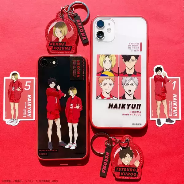 「「ハイキュー!!」推し校のカラーを選ぼう！ iPhoneケース、トートバッグなどのコラボグッズ発売」の画像