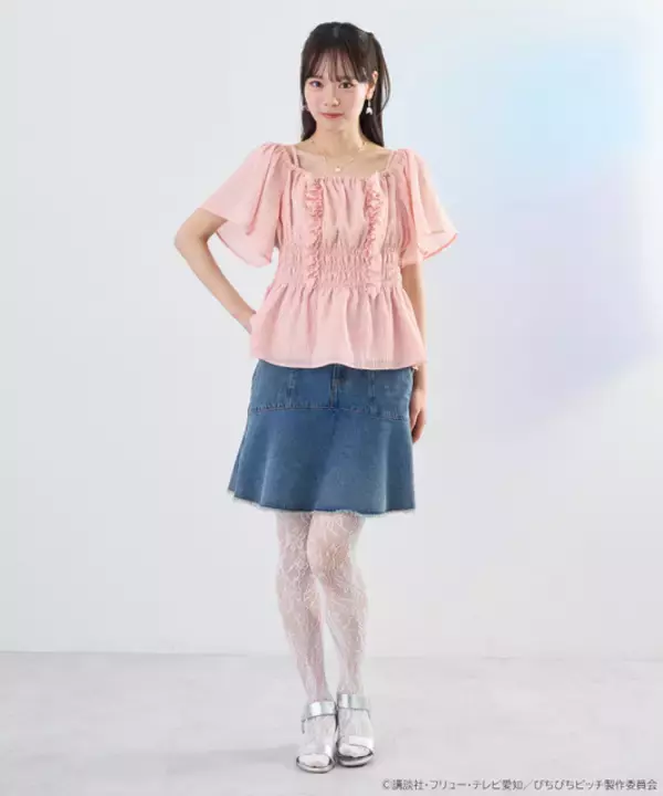 「平成女児あつまれ～☆「ぴちぴちピッチ」るちあ達がアパレルに♪ マーメイドなアクセも夏にピッタリ！「earth music&ecology Japan Label」初コラボ」の画像