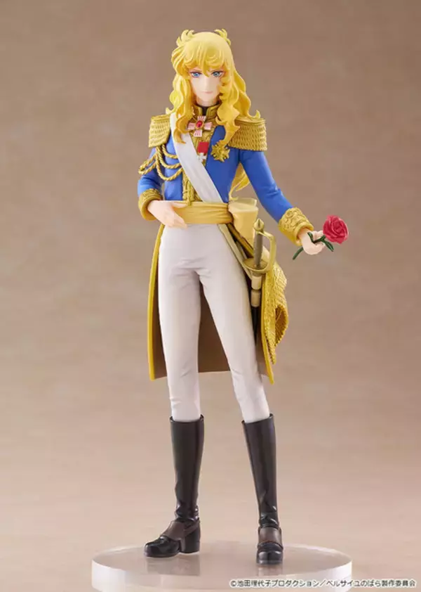 「“心は自由だからだ！”「ベルサイユのばら」オスカルが麗しくフィギュア化！ 薔薇を手にした気品あふれる姿に注目」の画像