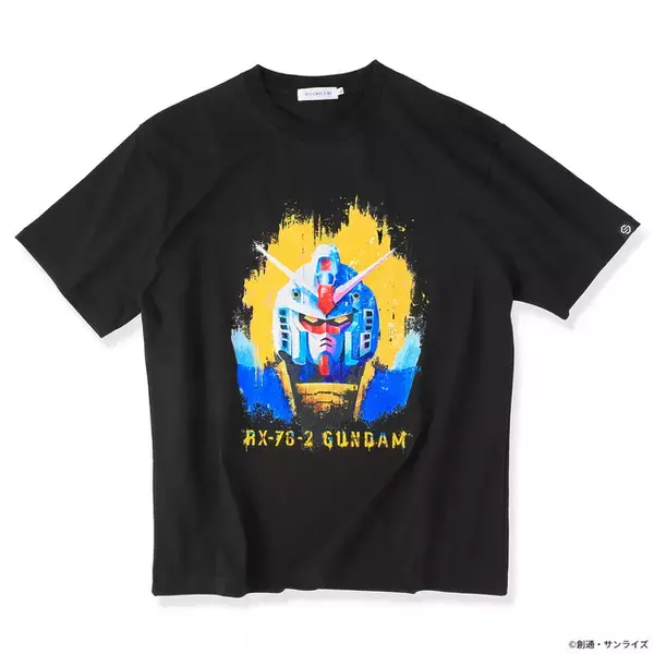 「存在感がすごい！ ガンダム、シャアザク、ザクIIをスプレーアート風に表現！「STRICT-G」新シリーズのTシャツ登場」の画像