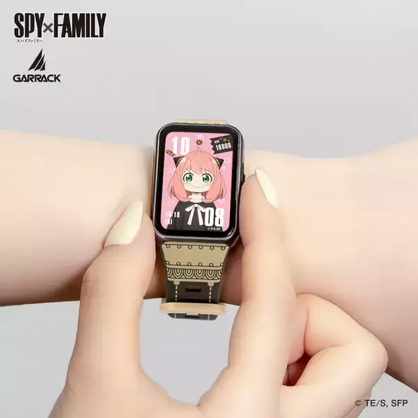 「SPY×FAMILY」ロイド、アーニャ、ヨル、ボンドがスマートウォッチに！ キャラごとに変化する文字盤のギミックも♪