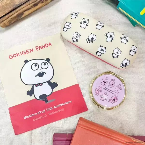 「「ごきげんぱんだ」にしむらゆうじのグッズが先行発売！限定グッズ＆ノベルティも登場のフェアが未来屋書店にて開催」の画像