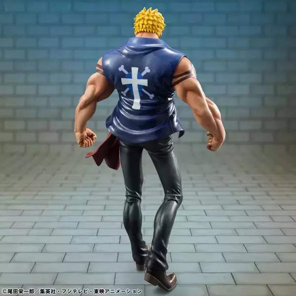 「“ありがとよ…!! "友達" と呼んでくれて”「ワンピース」ハイエナのベラミーのフィギュアが予約受付中！ 2つの表情が楽しめる差し替えパーツ付き」の画像