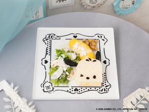 「サンリオ」ポチャッコがウエイター姿でお出迎え♪限定メニュー&描き下ろしグッズ登場の涼しげなカフェ開催【7月2日～】