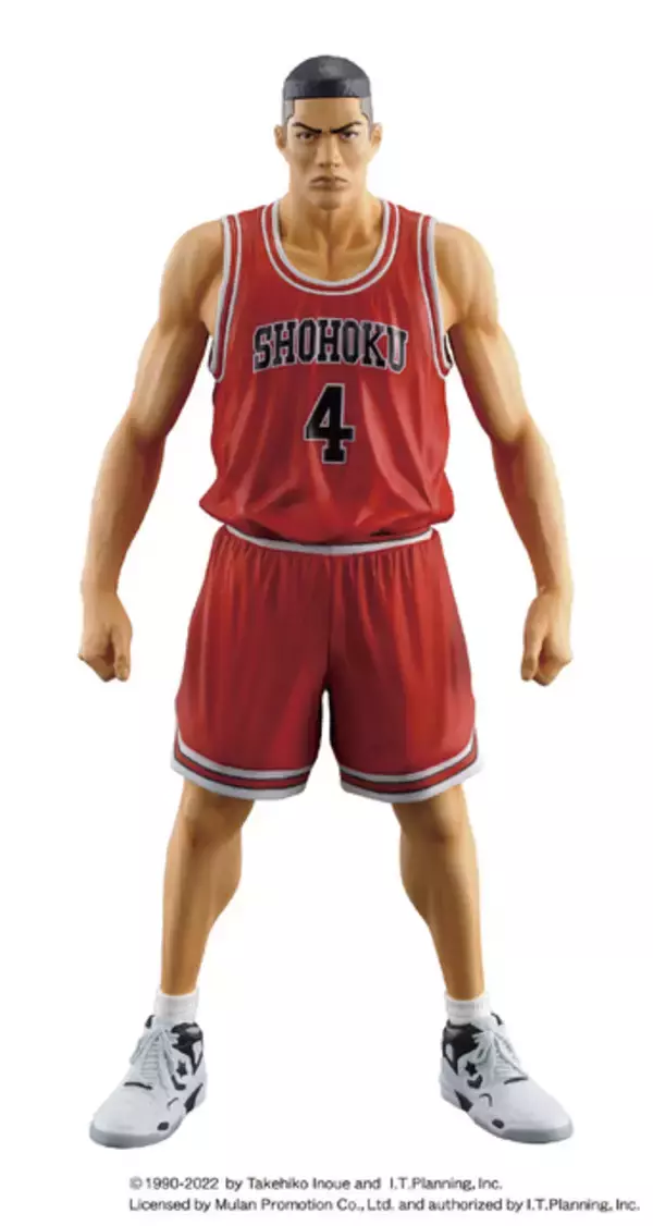 「「SLAM DUNK」桜木花道ら湘北高校バスケ部のフィギュアが再販！ ユニフォーム姿で忠実再現」の画像