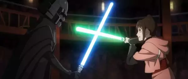 「スター・ウォーズ：ビジョンズ／九人目のジェダイ」新悪役・ナワームの“青い”ライトセーバーの意図＆「NARUTO」キャラデザ西尾鉄也と創り上げた“和風”ビジュの秘話とは