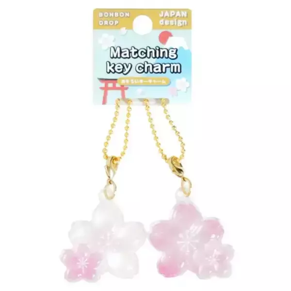 「「ボンボンドロップシール」富士山、桜…和柄デザインを楽しもう♪ 同素材のキーチャームやマグネットもご紹介」の画像