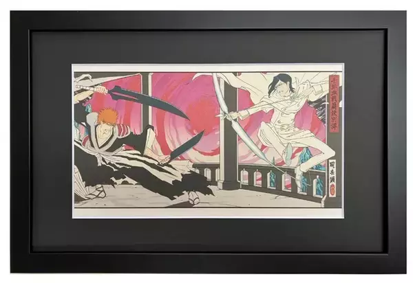 「BLEACH 千年血戦篇」一護と雨竜の戦いを“浮世絵”で表現！江戸切子、若狭塗箸、あぶらとり紙など伝統工芸コラボ第2弾登場【8月5日～】